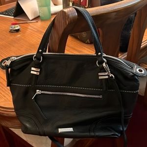 Franco Sarto leather black bag
